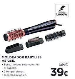 Oferta de Babyliss - Moldeador  As126e por 39€ en Hipercor