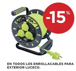 Oferta de En Todos Los Enrollacables Para Exterior Luceco en Hipercor