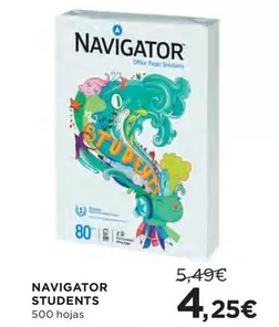 Oferta de Navigator - Navigator Students por 4,25€ en Hipercor