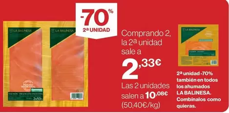 Oferta de La Balinesa - por 2,33€ en Hipercor