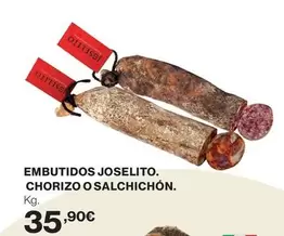 Oferta de Joselito - Embutidos por 35,9€ en Hipercor