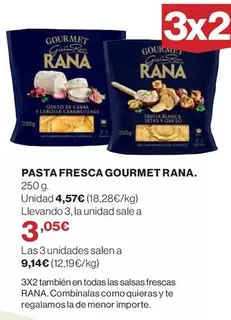 Oferta de Gourmet - Pasta Fresca por 4,57€ en Hipercor