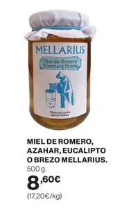 Oferta de Romero - Miel De Romero, Azahar, Eucalipto O Brezo por 8,6€ en Hipercor