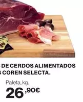 Oferta de Selecta - De Cerdos Alimentados Coren Selecta por 26,9€ en Hipercor