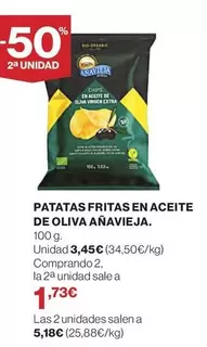 Oferta de Patatas Fritas En Aceite De Oliva por 3,45€ en Hipercor