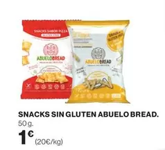 Oferta de Abuelo - Snacks Sin Gluten por 1€ en Hipercor