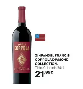 Oferta de Diamond - Zinfandel Francis Coppola  Collection por 21,95€ en Hipercor