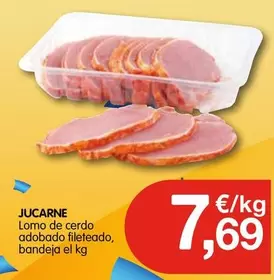 Oferta de Jucarne - Lomo De Cerdo Adobado Fileteado por 7,69€ en CashDiplo