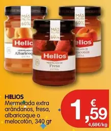 Oferta de Helios - Mermelada Extra Arandanos, Fresa, Albaricoque O Melocoton por 1,59€ en CashDiplo