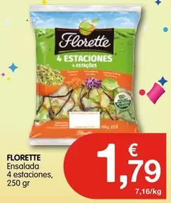 Oferta de Florette - Ensalada 4 Estaciones por 1,79€ en CashDiplo