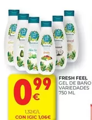 Oferta de Fresh - Gel De Bano por 0,99€ en CashDiplo