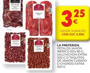 Oferta de Salchichon Extra O Taquitos De Jamon Curado O Chorizo Extra por 3,25€ en CashDiplo