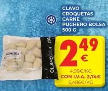 Oferta de Clavo - Clavo Croquetas Carne por 2,49€ en CashDiplo