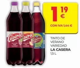 Oferta de La Casera - Tinto De Verano Variedad por 1,19€ en CashDiplo