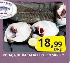 Oferta de Skrei - Rodaja De Bacalao Fresco  por 18,99€ en Supermercados MAS