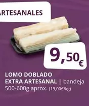 Oferta de Lomo Doblado Extra Artesanal por 9,5€ en Supermercados MAS