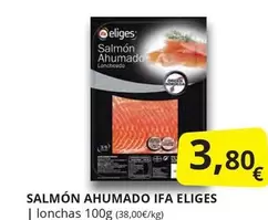 Oferta de Ifa Eliges - Salmón Ahumado por 3,8€ en Supermercados MAS