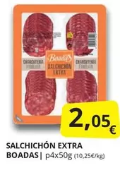 Oferta de Boadas - Salchichon Extra por 2,05€ en Supermercados MAS