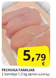 Oferta de Pechuga Familiar por 5,79€ en Supermercados MAS