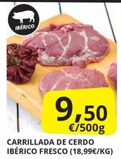 Oferta de Carrillada De Cerdo Ibérico Fresco por 9,5€ en Supermercados MAS