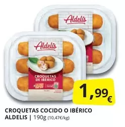 Oferta de Aldelis - Croquetas Cocido O Iberico por 1,99€ en Supermercados MAS