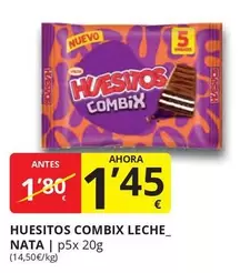 Oferta de Nestlé - Huesitos Combix Leche Nata por 1,45€ en Supermercados MAS