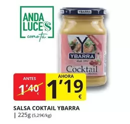 Oferta de Ybarra - Salsa Coktail por 1,19€ en Supermercados MAS