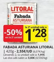 Oferta de Litoral - Fabada Asturiana por 2,55€ en Supermercados MAS