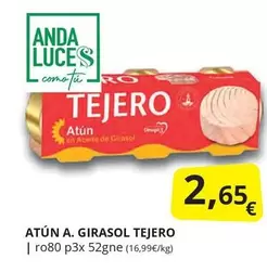 Oferta de Anda - Atun A. Tejero por 2,65€ en Supermercados MAS