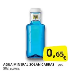 Oferta de Solán de Cabras - Agua Mineral por 0,65€ en Supermercados MAS