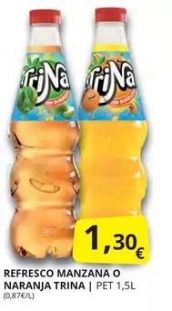 Oferta de Trina - Refresco O Naranja por 1,3€ en Supermercados MAS