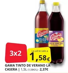 Oferta de La Casera - Tinto De Verano por 2,37€ en Supermercados MAS