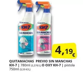 Oferta de KH7 - Quitamachas Previo por 4,19€ en Supermercados MAS