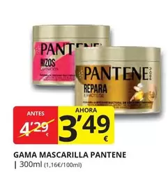 Oferta de Pantene - Gama Mascarilla por 3,49€ en Supermercados MAS