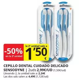 Oferta de Sensodyne - Cepillo Dental Cuidado Delicado por 2,99€ en Supermercados MAS