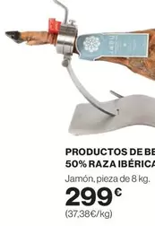 Oferta de Productos De Be 50% Raza Iberica por 299€ en El Corte Inglés