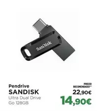 Oferta de Sandisk - Pendrive por 22,9€ en El Corte Inglés