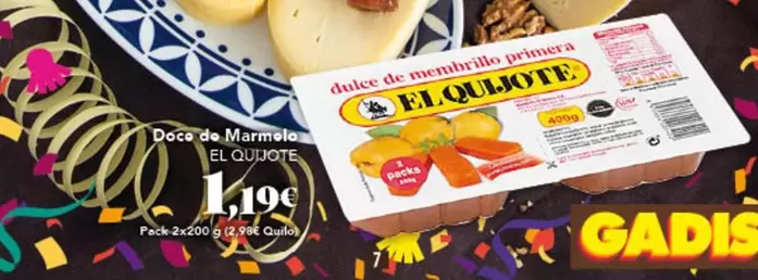 Oferta de El Quijote - Dog De Marmelo por 1,19€ en Gadis