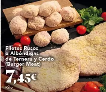 Oferta de Filotos Rusos O Albóndigas De Ternera Y Cerdo por 7,45€ en Gadis