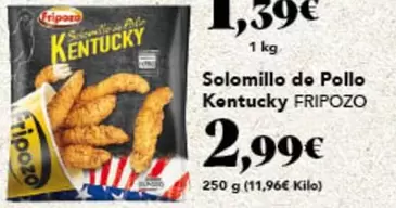 Oferta de Fripozo - Solomillo De Pollo por 1,39€ en Gadis