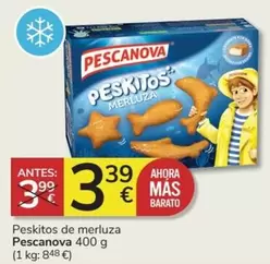 Oferta de Pescanova - Peskitos De Merluza por 3,39€ en Consum