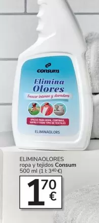 Oferta de Consum - Eliminaolores Ropa Y Fetidos por 1,7€ en Consum