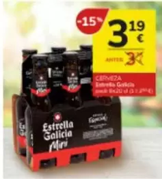 Oferta de Estrella Galicia - Cerveza por 3,19€ en Consum