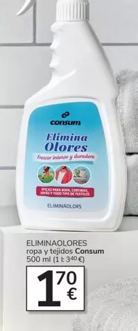 Oferta de Consum - Eliminaolores Ropa Y Fetidos por 1,7€ en Consum