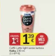 Oferta de Kaiku - Caffe Latte Light Sense Lactosa por 1,39€ en Consum