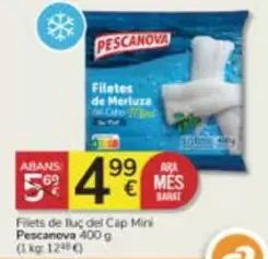 Oferta de Pescanova - Filetes De Merluza por 4,99€ en Consum