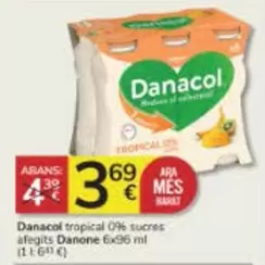 Oferta de Danacol - Tropical por 3,69€ en Consum