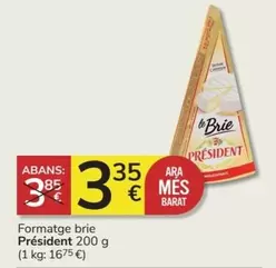 Oferta de Président - Formatge Brie por 3,35€ en Consum