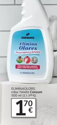 Oferta de Consum - Eliminaolors Roba I Texist por 1,7€ en Consum