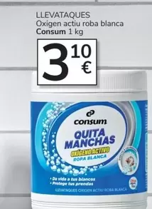 Oferta de Consum - Oxigen Aceitu Roba Blanca por 3,1€ en Consum